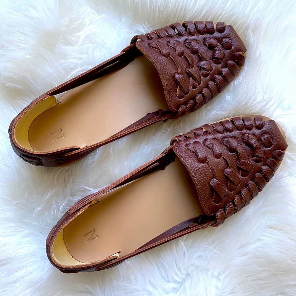 NWOB Nisolo Huarache Sandals in Burnt Sienna 7.5